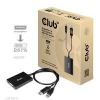 Club 3D Adapter DisplayPort> DVI-D HDCP off aktiv St/Bu - Adapter - Digital/Display/Video