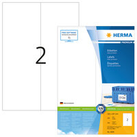 HERMA Etiketten Premium A4 105x297 mm weiß Papier...