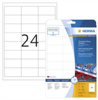 HERMA 4582 - Weiß - Selbstklebendes Druckeretikett - A4 - Laser - Quadratisch - 240 Stück(e)