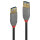 Lindy 36760 USB Kabel 0,5 m USB A Männlich Weiblich Schwarz