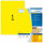 HERMA Farbige Etiketten A4 210x297 mm gelb Papier matt 100 St. - Gelb - Selbstklebendes Druckeretikett - A4 - Papier - Laser/Inkjet - Dauerhaft