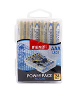 Maxell 790268 - Einwegbatterie - AAA - Alkali - 1,5 V - 24 Stück(e) - Blau - Gold - Weiß