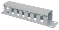 Intellinet Kabelmanagement für 10-Schränke - 1 HE - mit Blende - grau - Kabelmanagementtafel - Grau - Stahl - 1U - 25,4 cm (10 Zoll) - 254,4 mm