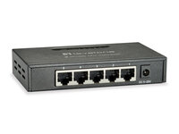 LevelOne GEU-0523 - Unmanaged - Gigabit Ethernet (10/100/1000) - Wandmontage