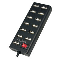 LogiLink UA0126 - USB 2.0 - 480 Mbit/s - Schwarz - Status - 0,75 m - CE - RoHS