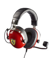ThrustMaster New! T.Racing Scuderia Ferrari Edition - Kopfhörer - Kopfband - Gaming - Schwarz - Rot - Binaural - Drehregler