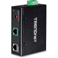 TRENDnet TI-SG104 - IEEE 802.3,IEEE 802.3ab,IEEE 802.3af,IEEE 802.3at,IEEE 802.3bt,IEEE 802.3u - 10/100/1000Base-T(X) - Voll - Halb - 12/24 - 14/22 - Schwarz - Metall