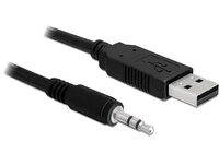 Delock USB 2.0/3.5 mm 1.8m - 3.5mm - Männlich - USB - Männlich - 1,8 m - Schwarz