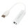 LogiLink UA0144B - Kabelgebunden - USB - Ethernet - 100 Mbit/s - Weiß