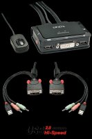 P-42341 | Lindy Compact 2 Port KVM Switch - KVM-/Audio-/USB-Switch - USB | Herst. Nr. 42341 | Umschalter | EAN: 4002888423410 |Gratisversand | Versandkostenfrei in Österrreich
