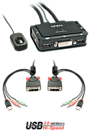 P-42341 | Lindy Compact 2 Port KVM Switch - KVM-/Audio-/USB-Switch - USB | Herst. Nr. 42341 | Umschalter | EAN: 4002888423410 |Gratisversand | Versandkostenfrei in Österrreich