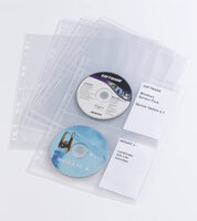 Durable 5238-19 - Cover - 40 Disks - Transparent - 10 Stück(e)