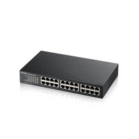P-GS1100-24E-EU0103F | ZyXEL GS1100-24E - Unmanaged - Gigabit Ethernet (10/100/1000) - Rack-Einbau - Wandmontage | GS1100-24E-EU0103F | Netzwerktechnik