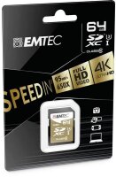 P-ECMSD64GXC10SP | EMTEC ECMSD64GXC10SP - 64 GB - SDXC -...