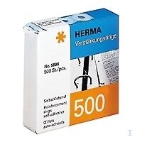 P-5898 | HERMA Reinforcement rings self-adhesive ø 12 transparent 500 pcs. - 500 Stück(e) | 5898 | Büroartikel