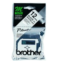 P-MK231BZ | Brother Labelling Tape - 12mm - Black/White - Blister - M - 8 m - 1,2 cm | MK231BZ | Verbrauchsmaterial