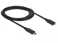 P-85542 | Delock SuperSpeed USB - 2 m - USB C - USB C - USB 3.2 Gen 1 (3.1 Gen 1) - 5000 Mbit/s - Schwarz | 85542 | Zubehör