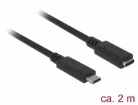 P-85542 | Delock SuperSpeed USB - 2 m - USB C - USB C - USB 3.2 Gen 1 (3.1 Gen 1) - 5000 Mbit/s - Schwarz | Herst. Nr. 85542 | Kabel / Adapter | EAN: 4043619855421 |Gratisversand | Versandkostenfrei in Österrreich