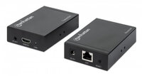 Manhattan 4Ka 30HZ HDMI over Ethernet Extender Set bis 50m - Kabel-/Adapterset - Digital/Display/Video