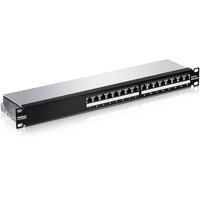 TRENDnet TC-P16C6AS - 10 Gigabit Ethernet - RJ-45 - Gold - Cat5e - 22/26 - Schwarz