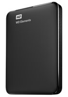 WD Elements Portable WDBU6Y0020BBK 2,5 SATA 2.000 GB - Festplatte - 5.400 rpm - Extern USB 3.0