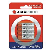 P-110-802572 | AgfaPhoto Batterie 4 x AAA-Typ Alkalisch |...