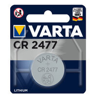 Varta Batterie Lithium Knopfzelle CR2477 3V - Batterie - CR2477