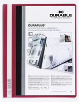 Durable DURAPLUS - A4 - Rot - Porträt - 1 Taschen - Papier