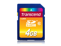 P-TS4GSDHC10 | Transcend TS4GSDHC10 - 4 GB - SDHC -...