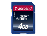 P-TS4GSDHC10 | Transcend TS4GSDHC10 - 4 GB - SDHC -...