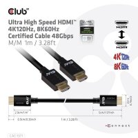 P-CAC-1371 | Club 3D Ultra High Speed HDMI 10K 120Hz...