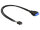 P-83791 | Delock Internes USB-Kabel - 19-polige USB 3.0-Stiftleiste (W) bis 9-poliger USB-Header (M) - 45 cm | 83791 | Zubehör