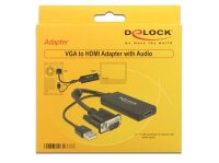 P-62668 | Delock Videokonverter - VGA - HDMI | Herst. Nr. 62668 | Kabel / Adapter | EAN: 4043619626687 |Gratisversand | Versandkostenfrei in Österrreich