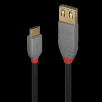 P-36897 | Lindy 36897 USB Kabel 0,15 m USB A USB C Männlich Schwarz - Grau | Herst. Nr. 36897 | Kabel / Adapter | EAN: 4002888368971 |Gratisversand | Versandkostenfrei in Österrreich