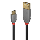 P-36897 | Lindy 36897 USB Kabel 0,15 m USB A USB C Männlich Schwarz - Grau | Herst. Nr. 36897 | Kabel / Adapter | EAN: 4002888368971 |Gratisversand | Versandkostenfrei in Österrreich