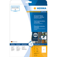 HERMA 4577 - Weiß - Entfernbar - A4 - -30 - 80...