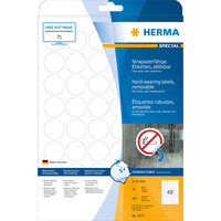 HERMA 4571 - Weiß - Entfernbar - A4 - -30 - 80 °C - 3,5 cm - 960 Stück(e)