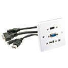 P-60220 | Lindy 60220 HDMI + VGA + USB A + 3.5mm Weiß Steckdose | Herst. Nr. 60220 | Elektroinstallation | EAN: 4002888602204 |Gratisversand | Versandkostenfrei in Österrreich