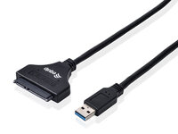 Equip 133471 - USB 3.0 A - SATA - 0,5 m - Schwarz