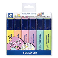 STAEDTLER 364 C - 6 Stück(e) - Limette - Minze - Pfirsich - Pink - Violett - Gelb - Meißel - Polypropylen (PP) - 1 mm - 5 mm