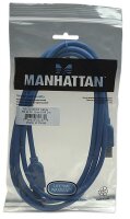 P-322379 | Manhattan USB 3.0 Verlängerungskabel - USB 3.0 - Typ A-Stecker - Typ A-Buchse - 5 Gbit/s - 2 m - blau - 2 m - USB A - USB A - USB 3.2 Gen 1 (3.1 Gen 1) - Männlich/Weiblich - Blau | 322379 | Kabel / Adapter |