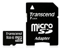 Transcend Ultimate - Flash-Speicherkarte ( microSDHC/SD-Adapter inbegriffen ) - 8 GB