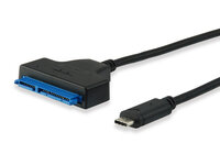 Equip 133456 - USB Type C - SATA - 0,5 m - Schwarz