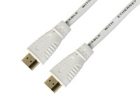 P-ICOC-HDMI-4-030NWT | Techly High Speed HDMI Kabel mit Ethernet, weiß, 3m | ICOC-HDMI-4-030NWT | Zubehör