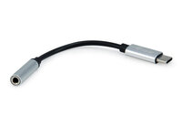 P-133474 | Equip USB-C 3,5mm Kopfhörer DAC Adapter - Schwarz - Silber - USB-C - 3,5 mm - 0,15 m - Männlich - Weiblich | 133474 | Zubehör