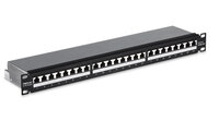 TRENDnet TC-P24C6AS - 10 Gigabit Ethernet - Gigabit Ethernet - Gold - Cat6a - 26/22 - Schwarz - Rackeinbau