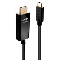 Lindy 43291 - 1 m - USB Typ-C - HDMI Typ A (Standard) - Männlich - Männlich - Gerade