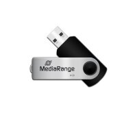 P-MR908 | MEDIARANGE MR908 - 8 GB - USB Type-A / Micro-USB - 2.0 - 13 MB/s - Drehring - Schwarz - Silber | Herst. Nr. MR908 | Flash-Speicher | EAN: 4260057124821 |Gratisversand | Versandkostenfrei in Österrreich