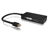 ICY BOX IB-AC1032 - Mini DisplayPort - DVI-D + VGA (D-Sub) + HDMI - Männlich - Weiblich - 3840 x 2160 Pixel - 1920 x 1080 (HD 1080),2048 x 1152,3840 x 2160