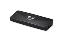 P-CSV-3103D | Club 3D USB 3.0 4k Docking Station, schwarz, 4K @ 30 Hz, 4K mit DP oder HDMI | CSV-3103D | PC Systeme